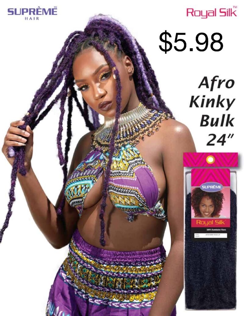 Afro Kinky Bulk 24"