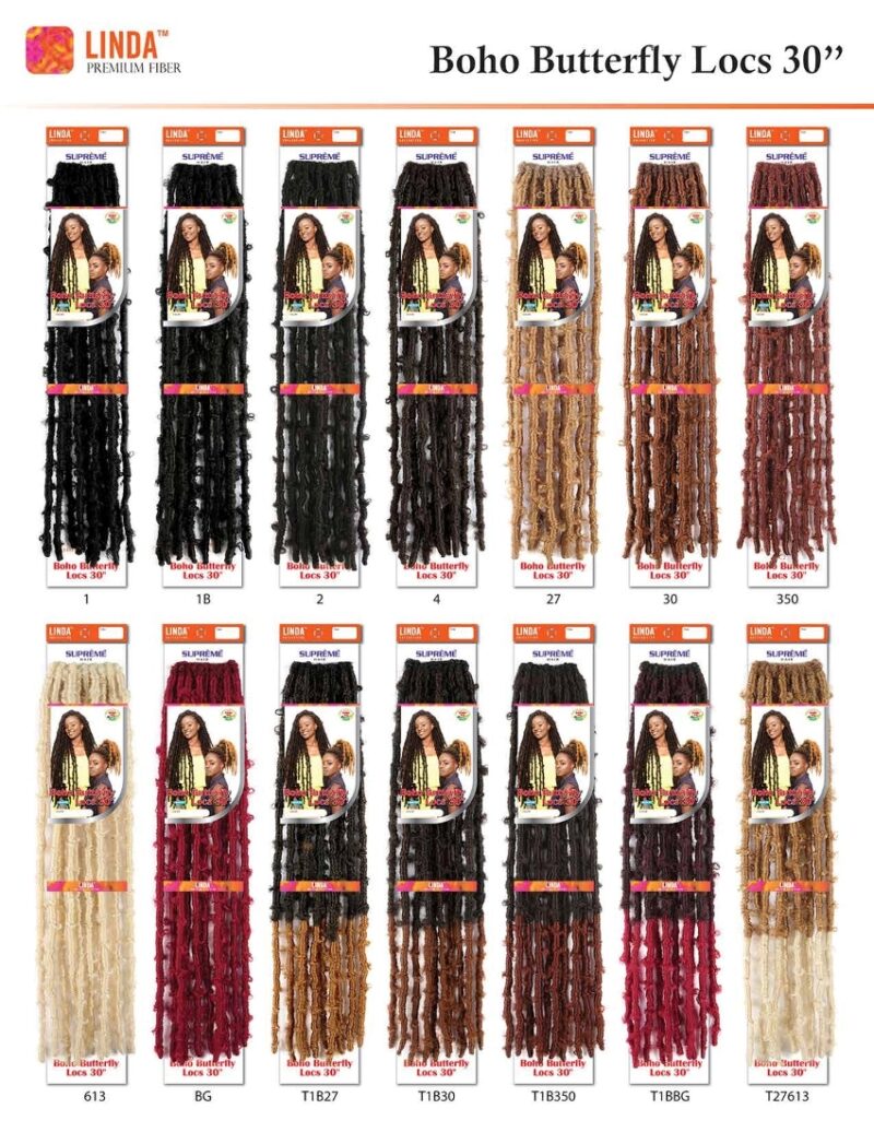 Boho Butterfly Locs 30" - Image 2